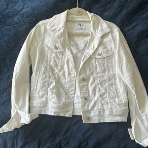 White denim jacket